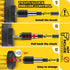 6Pack Set Holikme Drill Brush Power Scrubber Cleaning Brush Extended Long Attachment All Purpose Drill Scrub Brushes