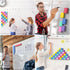 MaxGear Dry Erase Erasers, 36 Pack Magnetic Whiteboard Dry Erasers, Classroom, Office, Home, 6 Color Set