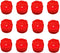 Submersible LED Lights, Flameless Waterproof Tea Light Candle for Party Decorations, Underwater Vases Light (Red)