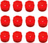 Submersible LED Lights, Flameless Waterproof Tea Light Candle for Party Decorations, Underwater Vases Light (Red)