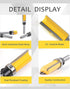 XWHLXY 4 Set 1/4'' 1/2", 3/8", 3/4", 1", 1.5" Pcs Pattern Flush Trim Router Bit Shank, Top Bearing Flush Cut Trim
