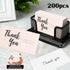 Divguf 200 3.5 2 Inches/ 9 5 cm, Packaging, Pcs Thank You Cards for Small Business, x x Thank You for Supporting My