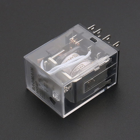 Baomain 2pcs General Purpose Power Relay, HH54P DC 24V Coil, 14 Pin Terminal