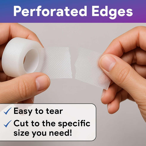 2 Pack 2" x5y Silicone Medical Tape for Sensitive Skin, - of Clear Medical Grade Tape for Dressings, Rubes, Catheters