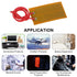 15pcs 25mmx50mm Film Heater Plate Adhesive Pad, 12V 7W Polyimide Heating Elements