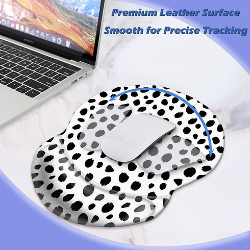 Boutilon Non-Slip Ergonomic Mouse Pad - Gel Wrist Rest Support, Gaming Mouse Pad 8.7 x 7.5 inches for Computer