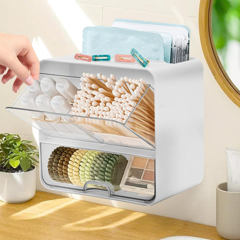 Qivine Tampon Holder for Bathroom Wall, Feminine Product Organizer Wall Mounted Tampon Dispenser, Pad Dispenser Wall