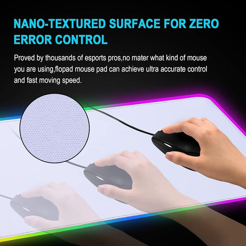 RGB Mousepad - Large LED Mouse Pad, Big Mouse Mat