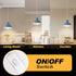 SoodMi 15FT Plug in Pendant Light, Hanging Lights, On/Off Switch, Industrial Pendant Light with Plug in Cord, Metal