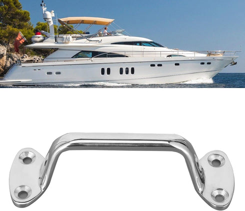 6in 316 KIMISS Door Grab Handle, Grab Bars Shower Handle Handrail Pull Replacement Stainless Steel Marine Hardware