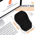 Ergonomic Slope Mouse Pad with Wrist Support, Carpal Tunnel Pain Relief, Memory Foam (12x8 inch, Black)