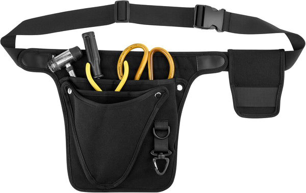 Heavy Duty Oxford Garden Tool Belt Holster for Women & Men, Adjustable Pouch for Electrician, Carpenter, Construction