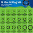 37 Size 3-in-1 Spigot Repair Washers & Hose Gasket & Faucet O-Rings Kit, 1075 Pcs Universal Plumbing Rubber Washers