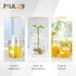 ULAB Heavy Duty Glass Beakers, 2pcs 1000ml (33.8oz) Borosilicate 3.3 Glass, Thick Wall with Double Scale