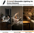 3 10 360 Eye-Caring Clip On Desk Lamp, Color Modes & Brightness LED Reading Light with Clamp, Rotatable Gooseneck