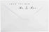 GSM Brands 100 Thank You Cards for Wedding (Mr and Mrs Theme) - Cards with Envelopes