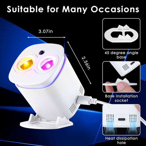 Pedica Galaxy Projector, Galaxy Projector for Bedroom, Night Light for Kids, Nebula Ceiling LED Lamp, Room Decor