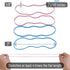 Mr. Pen Large Rubber Bands 110 Pack Pink and Blue Extra Large Office Supplies