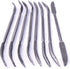 Woodworking Carving Rasping Coarse Rasps and Files, 8 PCS 5.5 X 200mm Double Ended Riffler Wood File Set