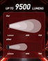 m18: 9500LM 18v 90W 140 EEFOW Work Light for Milwaukee Cordless Led Lights for Battery, Portable Rotate Flood