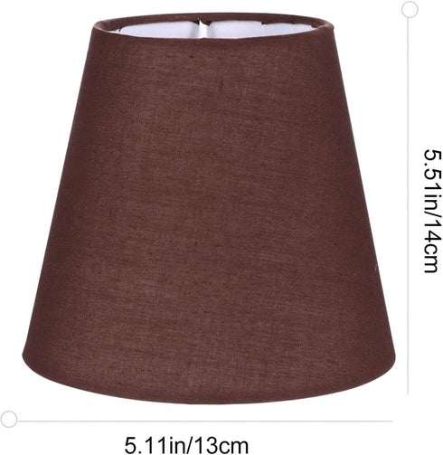 Cloth Lamp Shade Cover Fabric Lampshade Soft Diffused Glow Lamp Accessory for Wall Sconce Easy Installation Bracket