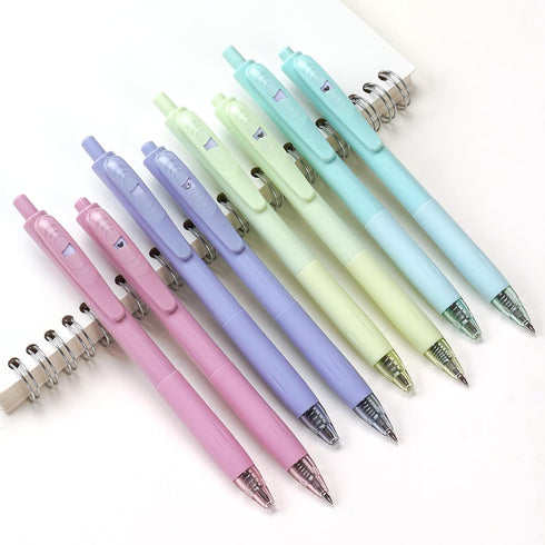 WRITECH Gel Pens Fine Point, Retractable Black Ink Smooth Writing 8ct 0.7mm Medium Point Tip for Note Taking