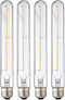 Leools T10 Led Long Bulbs,Dimmable Tubular Bulb 4W,Equivalent 40Watt,400LM,E26 Tube Edison Style