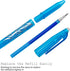 RIANCY Erasable Pens, 8 Colors Multicolored Gel Ink Rolling Ball Extra Fine Point Smooth Writing Pens with Eraser