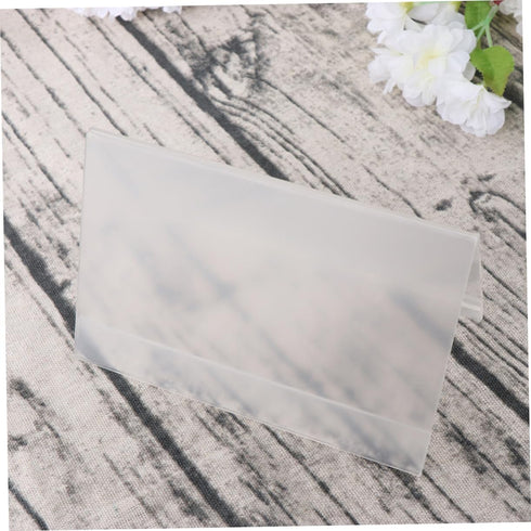 LALAFINA Acrylic Double-sided Seat Card Display Card for Acrylic Table Change Lightweight Practical Design Suitable