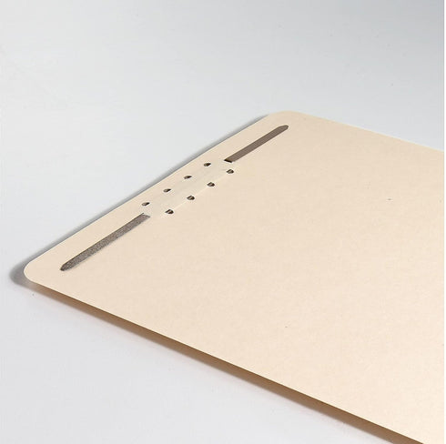 Smead Manila File Backs with 2" Fastener, Letter Size, 100 per Box