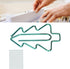 Tree Shaped Paper Clips, 100Pcs Mini Cute Hollow Electroplated Metal Clips for Document Sorting