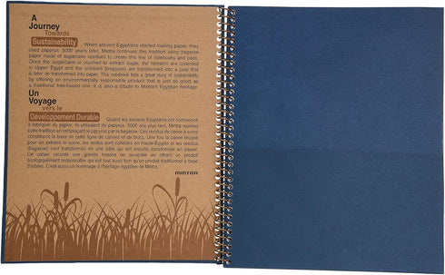 Mintra 100% Recycled Notebooks - Solid Set 3pk, Letter Size (8.5in x 11in)