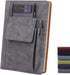 Refillable Lined Leather Journal Notebook, A5 Size, 200 Pages Thick Paper, Hardcover for Women Men, Daily Premium