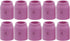 10PK TIG Gas Lens Alumina Nozzle Ceramic Cup 53N61S for SR WP-9/20 & SR WP-17/18/26 Welding Torch