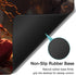 Large Mouse Pad, 31.5 x 11.8in Extended Gaming Mouse Pad with Stitched Edges, Anime Cool Warriors Pattern