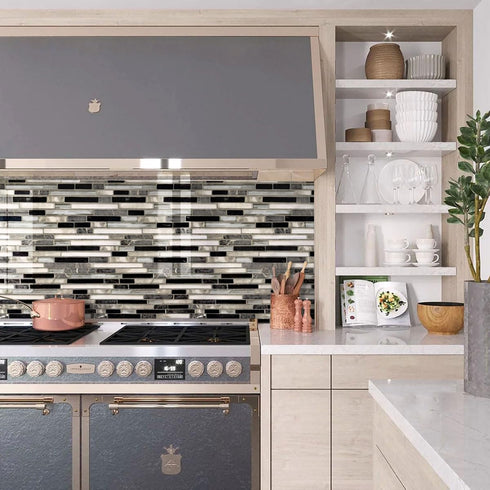 Livebor Peel and Stick Wallpaper, Kitchen Backsplash Wallpaper 17.7"x118.1", Waterproof Contact Paper