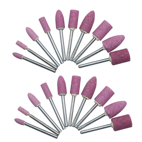 Abrasive Wheels Polishing Bits Grinding Stone Bit, Rotary Tool Accessories Drill Grinder Bit Kit, 20 Pieces