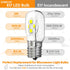 LED Microwave Light Bulbs Under Hood - 30W Equivalent for LG Frigidaire Kenmore Whirlpool GE, 2 Pack