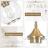 Shade,6.29" 1Light Pendant Lights Kitchen Island,Farmhouse Gold Pendant Light with Clear Glass Globe Glass Pendant