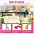 Dreecy Yard Sale Price Stickers, Garage Sale Pre-Priced Price Tag Labels, 1920 PCS 3/4" Diameter Neon Pricing Stickers