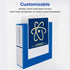 Avery Heavy-Duty 4 Inch View 3 Ring Binder, One Touch EZD Rings, 4.5 Inch Spine, Pacific Blue (79814)