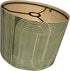Generic 11.8 9Inch Rustic Bamboo lampshade, Decorative Unique Geometric Green Figure, ideal for floor and table lamps