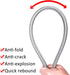 Faucet Line Connector Braided 304 Stainless Steel Supply Hose, 1/2" I.P. Female Thread to 1/2" I.P. Female Straight
