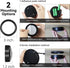BESTDLCLITE 13-Color Dimmable Closet/Shelf/Wall (Black-3 Pack) LED Puck Lights with Remote, Under Cabinet Lighting