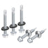 uxcell #14 x 2" Self Drilling Screws with Rubber Washer, 100pcs Zinc Plated Steel Roofing Screws with EPDM Washer