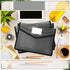 Teling 15 Pieces Plastic File Folders - A4 Colorful Document Organizer with Button Closure and Waterproof Pouch