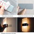 Set 2000mAh White,3000K,Cordless (2Pcs) LED Wall Sconces of Two | Wall Lamps with Battery Operated,Rechargeable,Sensing