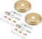 Aspen Creative 21508-42, Transitional Chandelier & Light Fixture Canopy Kit w/Collar Loop, Warm Brass,