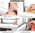 Weather Stripping Door Window Seal Strip, 33 Ft Self-Adhesive, Soundproofing, Draft Blocker, Gray, 0.35" Wide x 0.6"