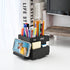 Ikee Design 360-degree Rotating Pen Holder, Desk Organizer with 7 Compartments for Office Supplies